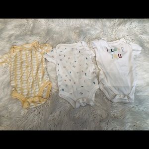 3 onesies